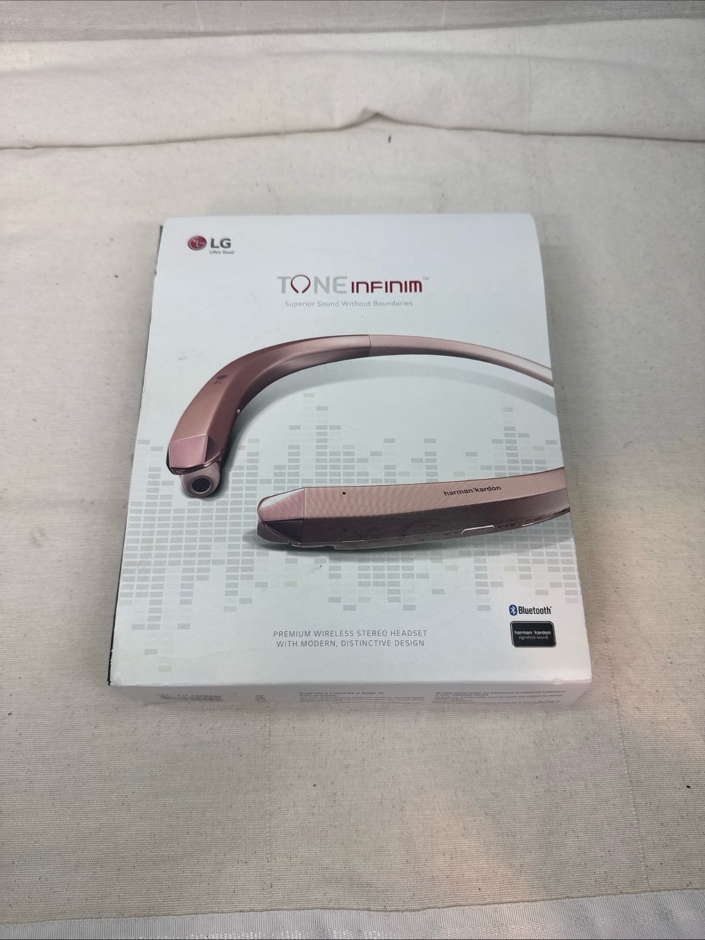 LG TONE INFINIM Neckband Headset - Rose Gold 910